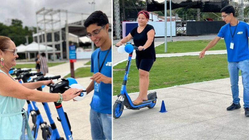 Aprenda a andar de patinete! Aulas gratuitas acontecem em dois pontos neste fim de semana