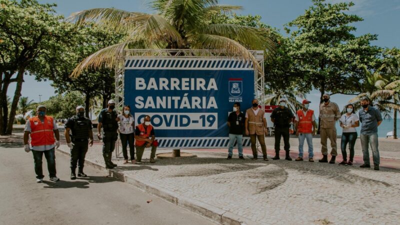 Coronavírus: prefeitura de Vila Velha realiza ação de conscientização e ordem nas praias
