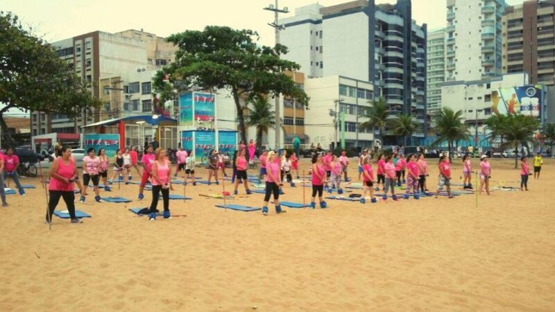 Atividades retomadas no circuito funcional na Praia da Costa