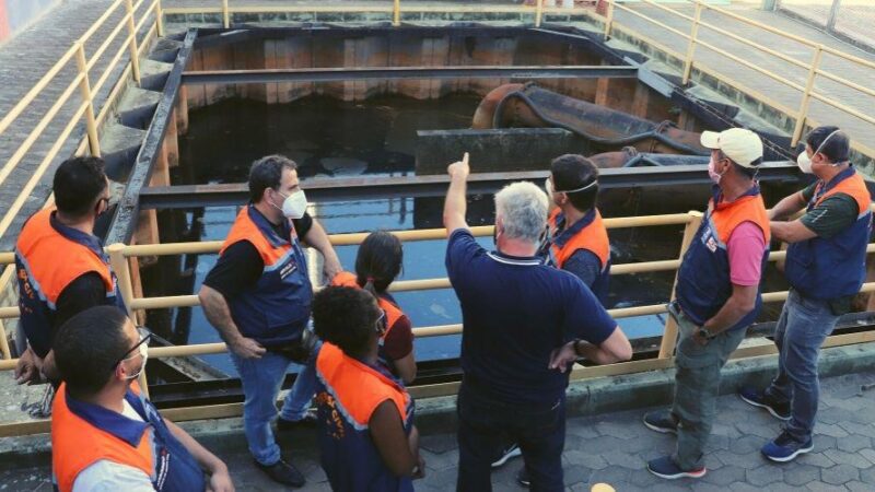 Agentes de Proteção e Defesa Civil de Vila Velha visitam as Estações de Bombeamento