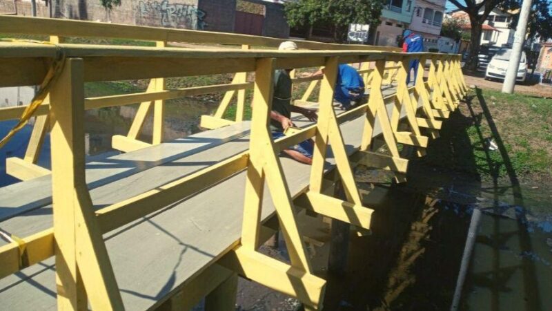 Secretaria de obras de Vila Velha reforma mais quatro passarelas no mês de julho