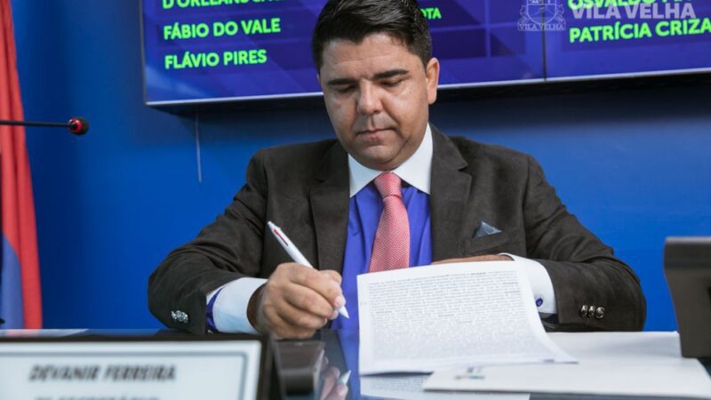 Proposta de Lei do Vereador Devanir Ferreira é sancionada por Arnaldinho Borgo em Vila Velha