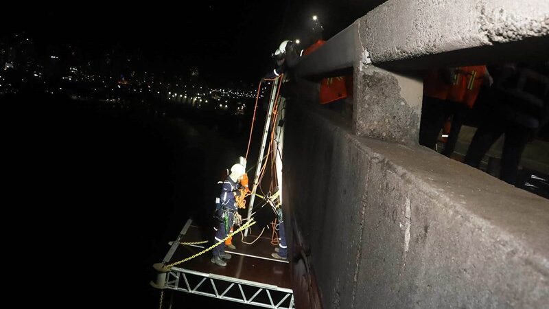 Ciclovia da Vida: obras começam a ser executadas no vão central da Terceira Ponte