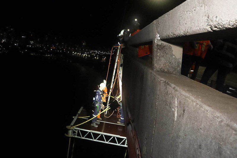 Ciclovia da Vida: obras começam a ser executadas no vão central da Terceira Ponte