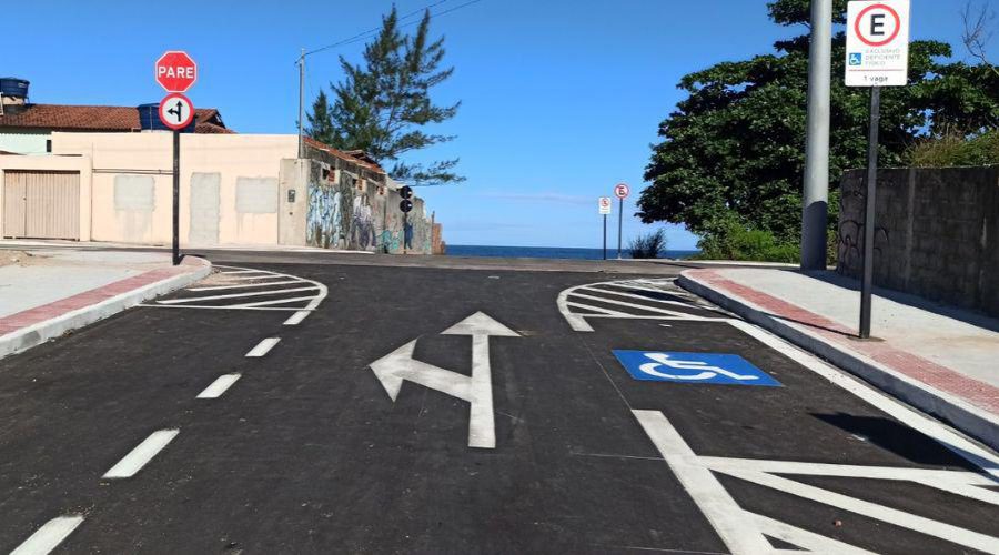 Obras das vias de Praia dos Recifes são entregues pela prefeitura