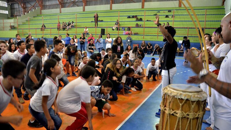 Projeto leva capoeira para mais de 150 alunos em Terra Vermelha