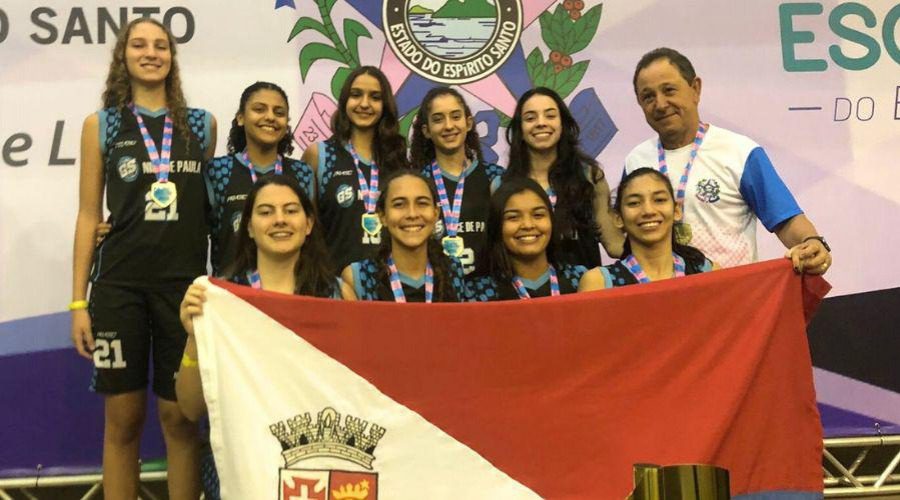 Equipe juvenil feminina de basquete de Vila Velha conquista vaga nos JEB’s