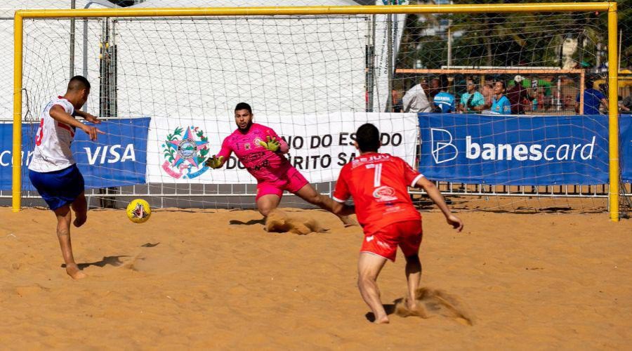 Praia da Costa receberá grandes jogos no Estadual de beach soccer