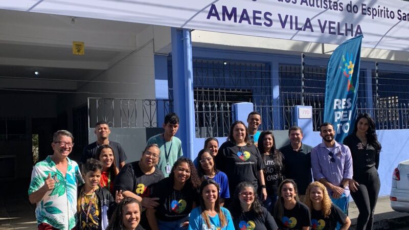 Vereador Joel Rangel visita nova sede da AMAES, em Vila Velha