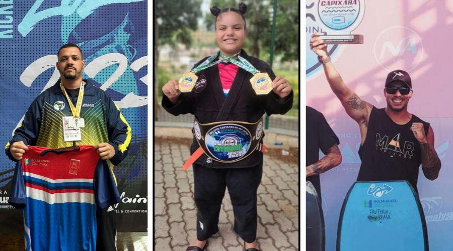 ​Bolsa Atleta de Vila Velha tem campeões no bodyboarding, jiu-jitsu e kickboxing