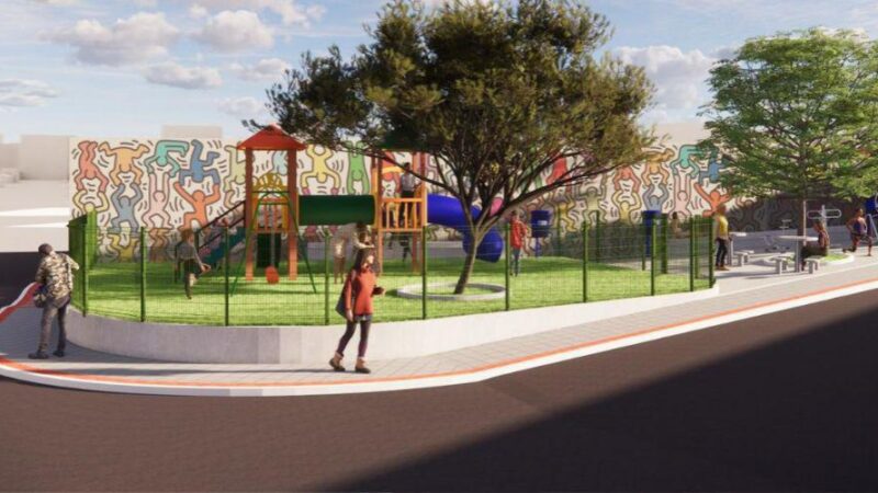 Praça de Cavalieri será revitalizada e vai ganhar parquinho para as crianças