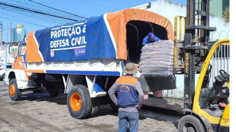 Defesa Civil e comunidade se unem para levar doações para Mimoso do Sul