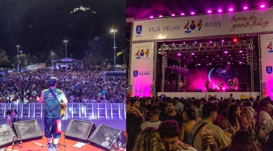 Shows no Parque da Prainha atraem milhares de pessoas durante a Festa da cidade