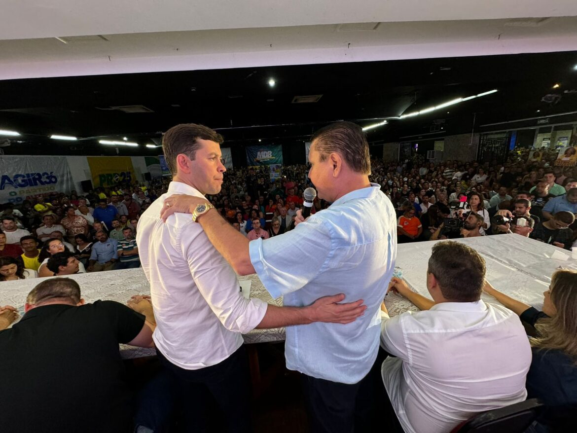 Prefeito Euclerio Sampaio Fortalece Apoio a Arnaldinho Borgo em Convenção de Vila Velha