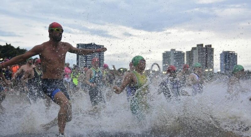 Neste domingo, 300 atletas competem no Campeonato Brasileiro de Aquathlon