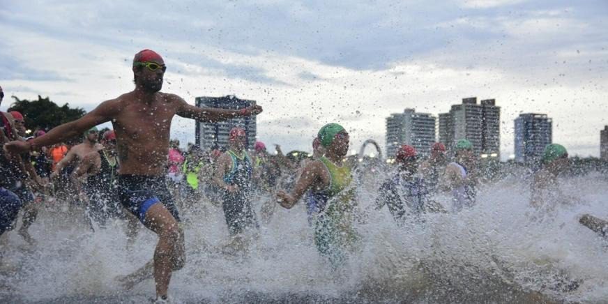 Neste domingo, 300 atletas competem no Campeonato Brasileiro de Aquathlon