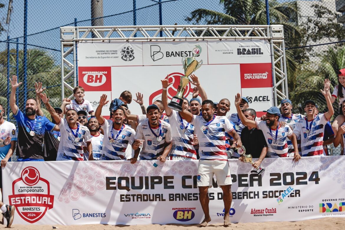 Vila Velha conquista o título de campeão estadual de beach soccer neste domingo