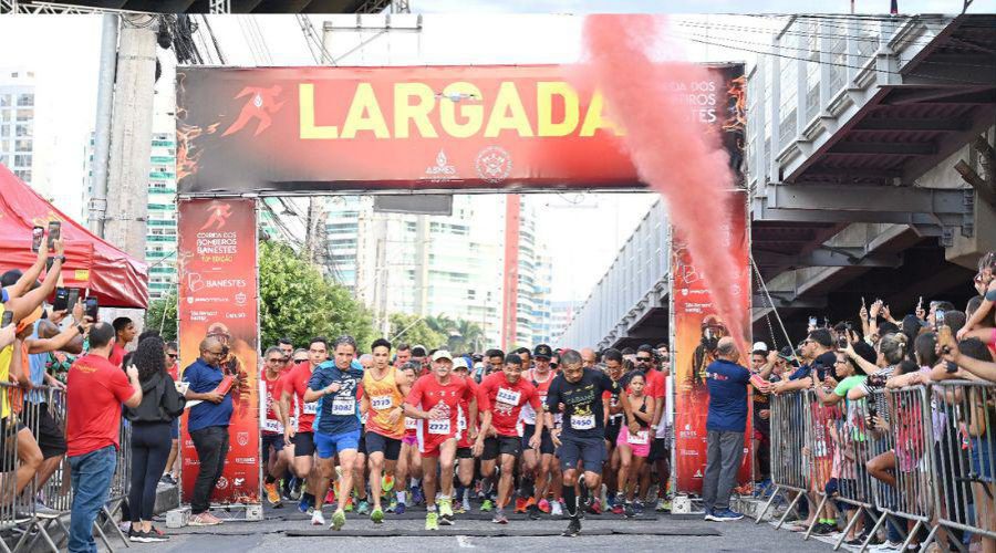 Corrida dos Bombeiros reúne 1.600 atletas neste domingo entre Vitória e Vila Velha