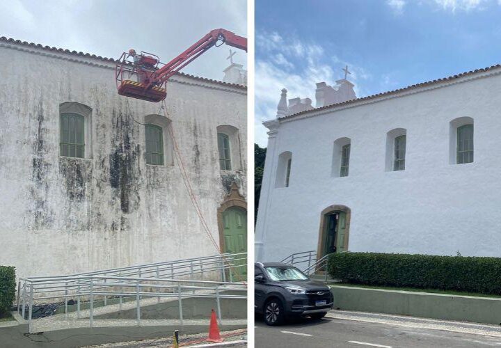 Igreja do Rosário recebe obras de restauração para manter seu patrimônio histórico