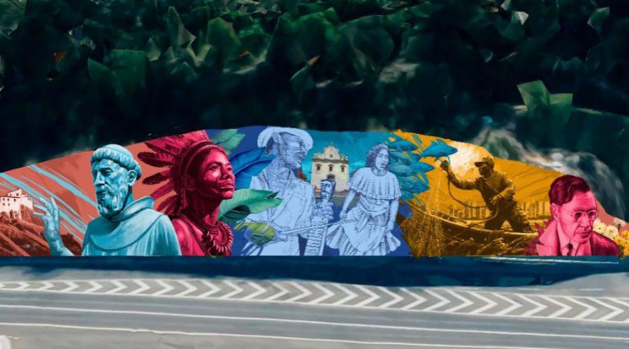 Mural em Vila Velha se destaca e ganha prêmio internacional de ilustração