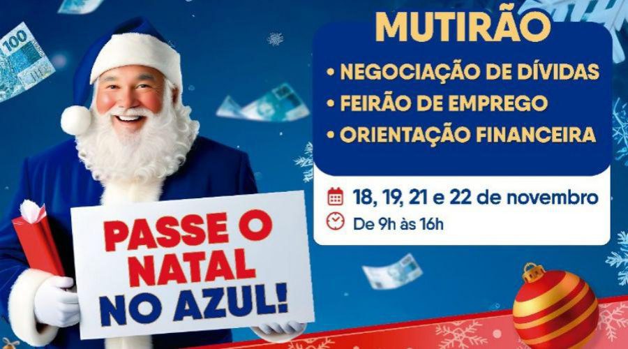 O Mutirão de Negociação de Dívidas continua nesta quinta e sexta-feira