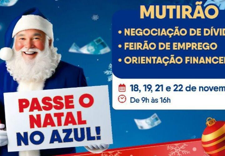 Mutirão de negociação e feirão de empregos marcam o Natal Azul em Vila Velha