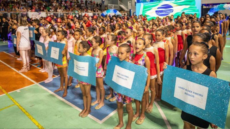 Mais de 500 alunos brilham no Festival de Ginástica Rítmica nesta sexta-feira