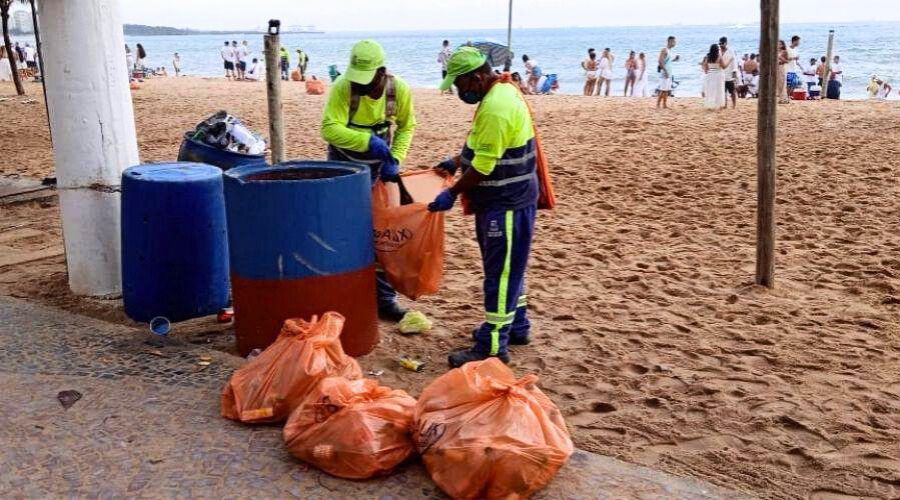 Prefeitura de Vila Velha lança força-tarefa de limpeza para o Réveillon