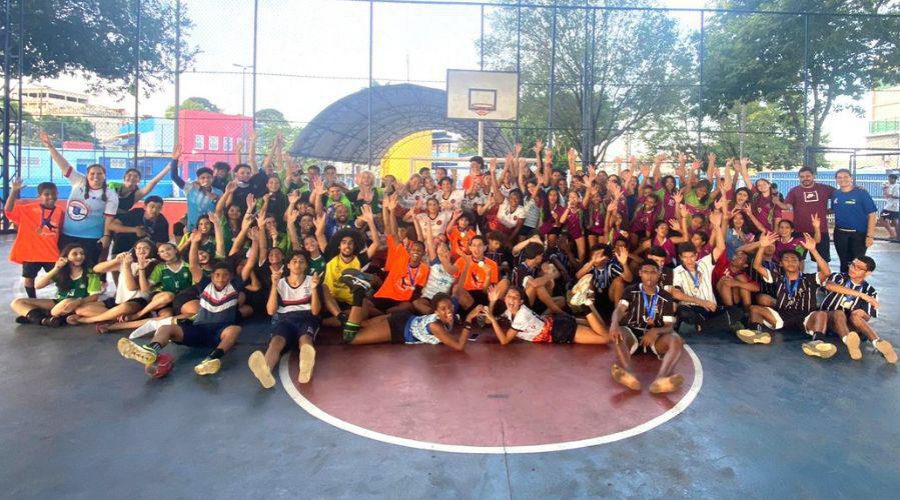 Torneio de handebol movimenta Vila Velha com mais de 170 alunos das escolas locais