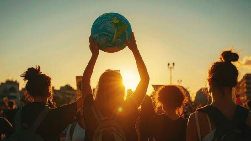 Jovens se unem em conferência para discutir o futuro do planeta