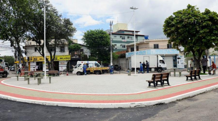 Aribiri ganha praça revitalizada para lazer e convivência da comunidade