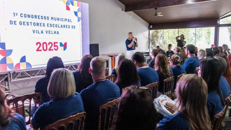 1º Congresso de gestores escolares fortalece educação em Vila Velha