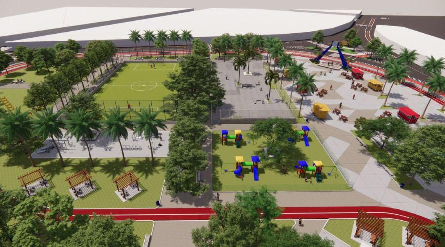 Prefeitura anuncia revitalização de praça em Araçás com investimento de R$ 4 milhões