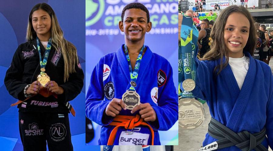 Atletas contemplados pela Bolsa Atleta conquistam destaque no Sul-Americano de Jiu-Jítsu